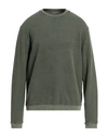 Daniele Fiesoli Man Sweatshirt Green Size Xl Cotton In Green