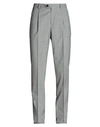 Brunello Cucinelli Man Pants Lead Size 36 Virgin Wool In Grey