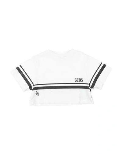 Gcds Mini Babies'  Toddler T-shirt White Size 6 Cotton, Elastane