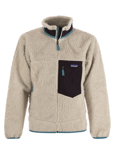 Patagonia Classic Retro X Fleece Jacket In Bordeaux