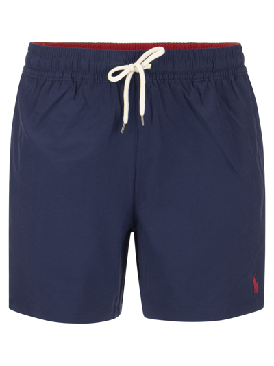 Polo Ralph Lauren Beach Boxers In Navy Blue