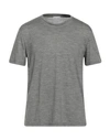 Xacus Man T-shirt Grey Size 40 Virgin Wool