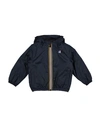 K-WAY K-WAY TODDLER BOY JACKET MIDNIGHT BLUE SIZE 6 POLYAMIDE