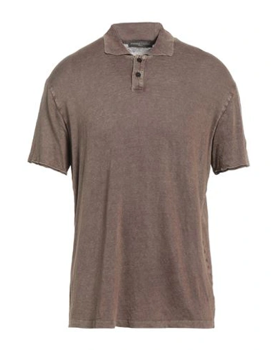 Daniele Fiesoli Man Sweater Khaki Size Xl Linen, Elastane In Beige