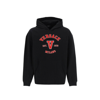 Versace Hooded Cotton Logo Sweatshirt