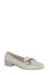 Paul Green Lil Lux Flat In Cream Soft Nappa
