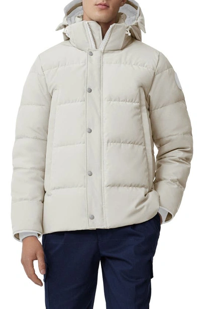 Canada Goose Wyndham Humanature 625 Fill Power Down Parka In Greige