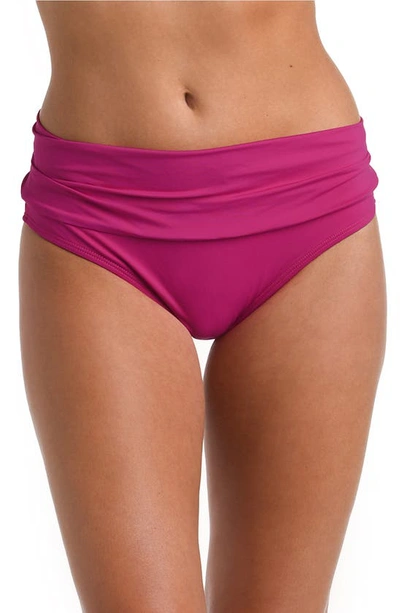 La Blanca Island Goddess Hipster Bikini Bottoms In Magenta