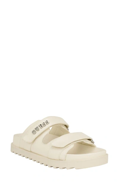 Guess Fabulon Sandal In Ivory