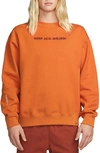 Nike Unisex  Acg Therma-fit Fleece Crew In Orange