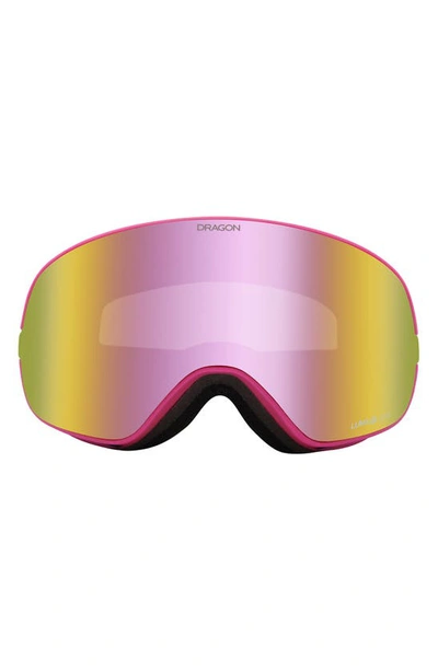 Dragon X2s 72mm Spherical Snow Goggles With Bonus Lenses In Pink