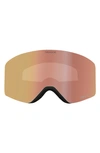 Dragon R1 Otg 63mm Snow Goggles With Bonus Lens In Alpina Ll Rose Gold Ion Amber