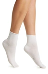 Oroblu Organic Cotton Blend Ankle Socks In White