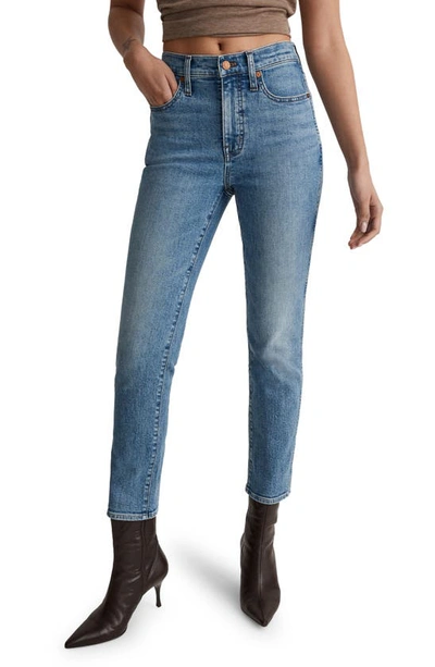 Madewell Stovepipe Straight Leg Jeans In Calliston Wash