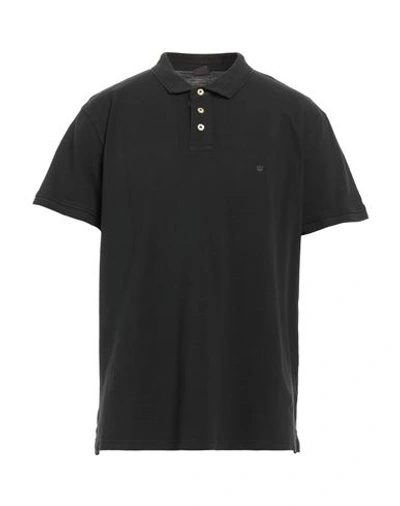 Scout Man Polo Shirt Black Size S Cotton