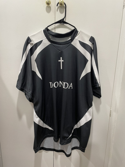 Pre-owned Kanye West Merch Donda Jersey Engineered By Balenciaga In Black
