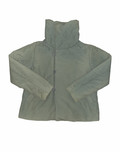 Pre-owned Issey Miyake Iconic  Plantation High Neck Jacket Design In Light Green