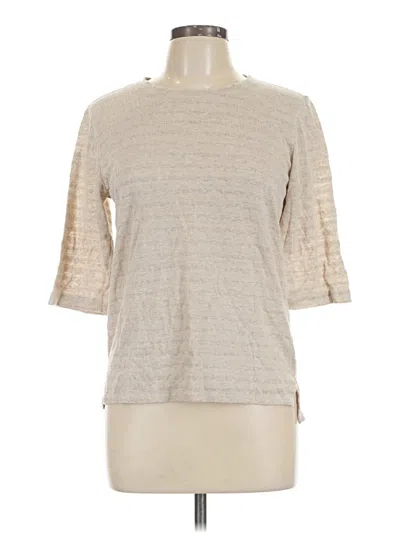Pre-owned 78 & Sunny 3/4 Sleeve T-shirt In Tan