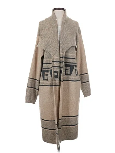 Pre-owned 78 & Sunny Cardigan Sweater In Brown