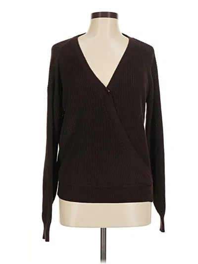 Pre-owned 78 & Sunny Cardigan Sweater In Brown