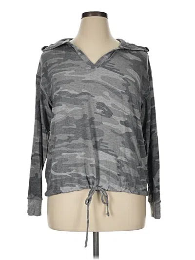 Pre-owned 78 & Sunny Cardigan Sweater In Gray