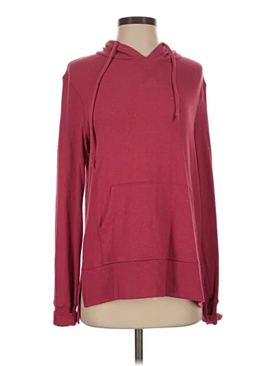 Pre-owned 78 & Sunny Pullover Hoodie In Burgundy