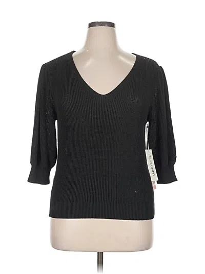 Pre-owned 78 & Sunny Pullover Sweater In Black