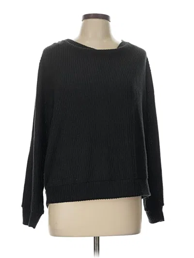 Pre-owned 78 & Sunny Pullover Sweater In Black