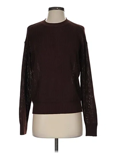 Pre-owned 78 & Sunny Pullover Sweater In Brown