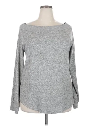 Pre-owned 78 & Sunny Pullover Sweater In Gray