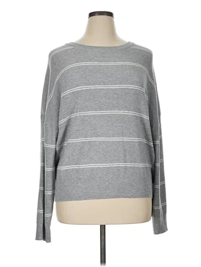 Pre-owned 78 & Sunny Pullover Sweater In Gray