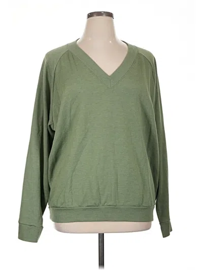 Pre-owned 78 & Sunny Pullover Sweater In Green