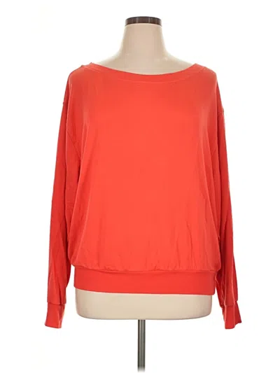Pre-owned 78 & Sunny Pullover Sweater In Orange