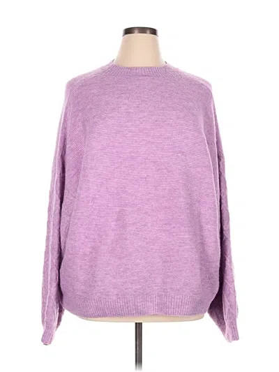 Pre-owned 78 & Sunny Pullover Sweater In Purple