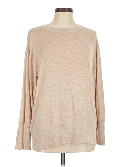 Pre-owned 78 & Sunny Pullover Sweater In Tan