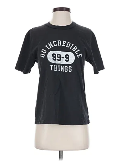 Pre-owned 78 & Sunny Short Sleeve T-shirt In Black