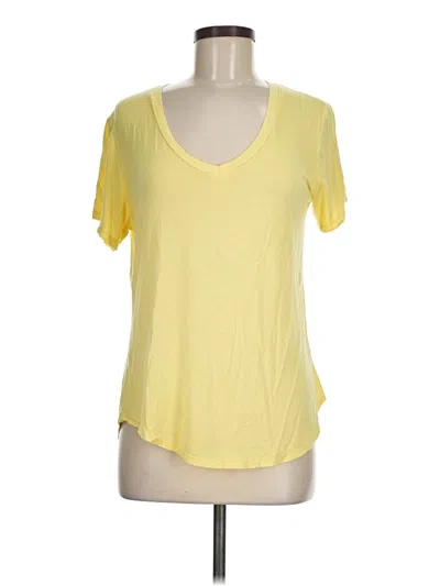 Pre-owned 78 & Sunny Short Sleeve T-shirt In Yellow