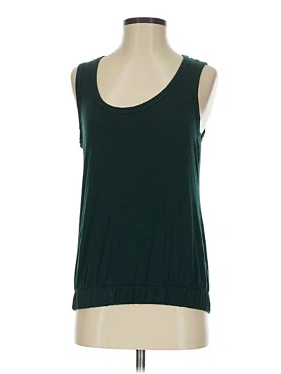 Pre-owned 78 & Sunny Sleeveless Top Green Scoop Neck Tops