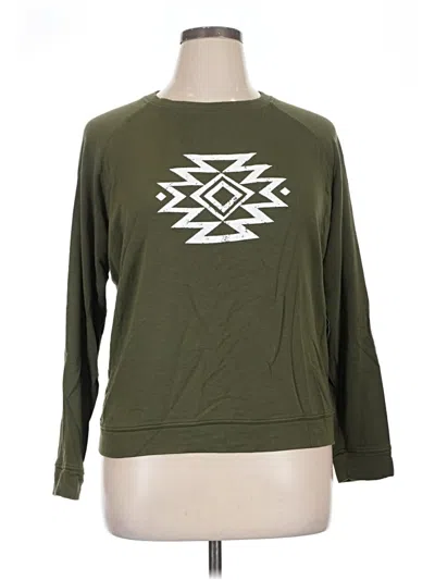 Pre-owned 78 & Sunny Sweatshirt In Green