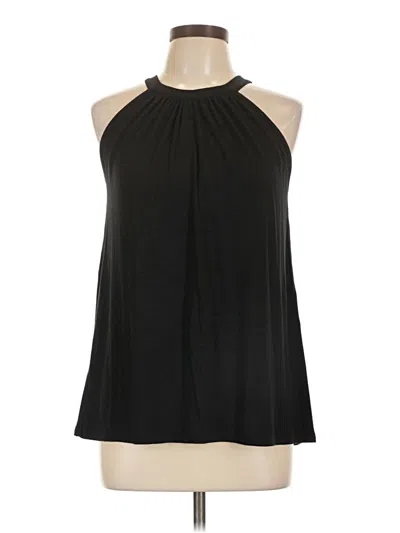 Pre-owned 78 & Sunny Tank Top Black Halter Neckline Tops