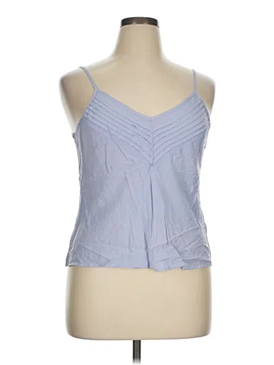 Pre-owned 78 & Sunny Tank Top Blue Halter Neckline Tops