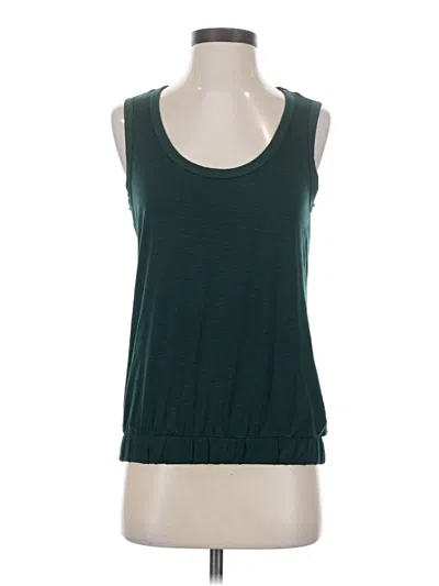 Pre-owned 78 & Sunny Tank Top Teal Halter Neckline Tops