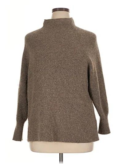 Pre-owned 78 & Sunny Turtleneck Sweater In Brown