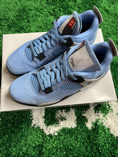 Pre-owned Jordan Nike Jordan 4 Retro University Blue Shoes