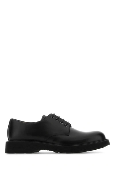 CHURCH'S CHURCH'S MAN BLACK LEATHER HAVERHILL LACE-UP SHOES