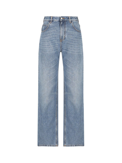 Chloé Jeans In Cotton Blend Denim