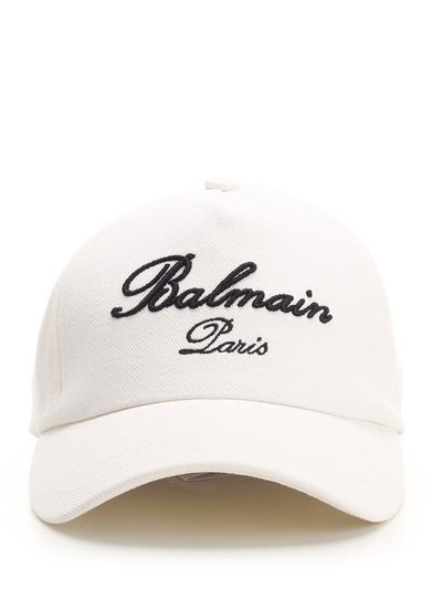 Balmain Logo In White