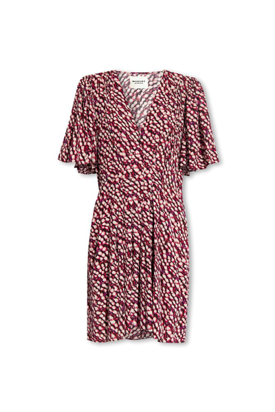 Isabel Marant Étoile Purple Vedolia Minidress In Red