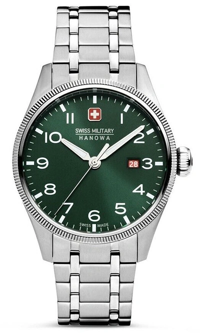 Pre-owned Swiss Military Hanowa Swiss Made Mens Watch Thunderbolt Smwgh0000803