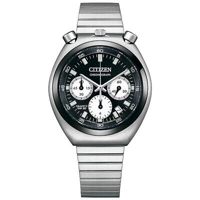 Pre-owned Citizen Collection Record Label Tsuno Chrono An3660-81e Chronograph Watch Black